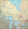 Ontario road map