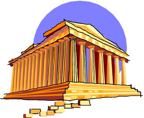 Greece Clipart The Parthenon Greece The Parthenon Transparent Free For