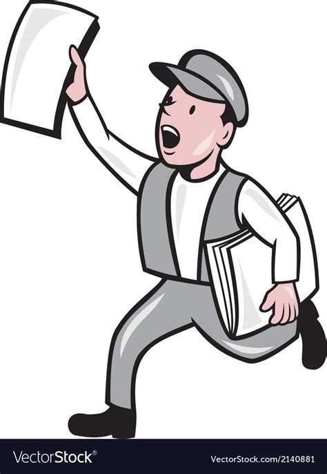 Newspaper Boy Clip Art World Of Reference