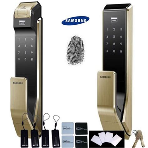 We are authorised samsung smart door lock dealer in klang valley. Samsung Digital SMART Door Lock SHS-P717 Push Pull Two Way ...