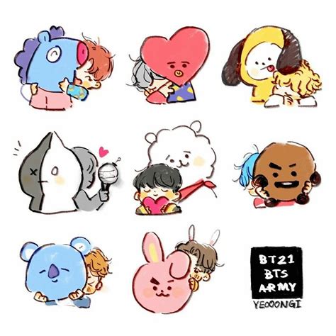 Pin By Emilly On •¸♡ϐτ21♡¸• Bts Chibi Drawing Challenge Bts Wallpaper