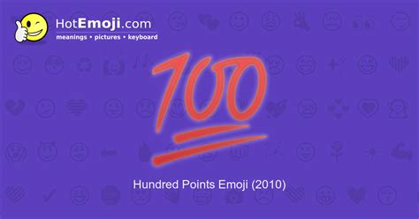💯 100 Emoji Meaning with Pictures: from A to Z