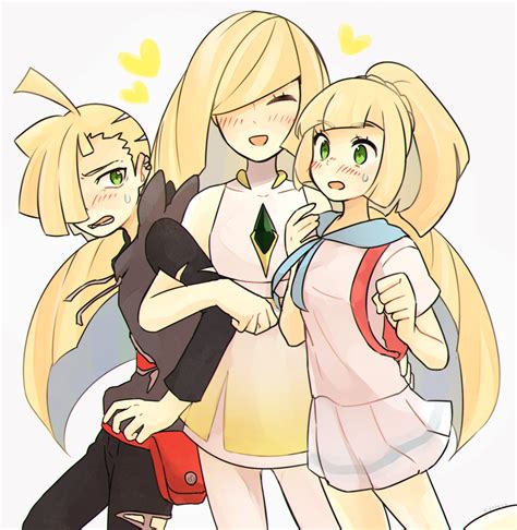 Gladion Lusamine And Lillie Pokemon Riku114 Foto 41265306 Fanpop