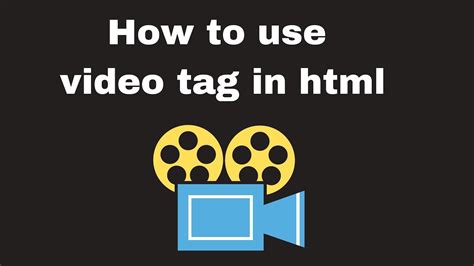 How to use video tag in html - YouTube