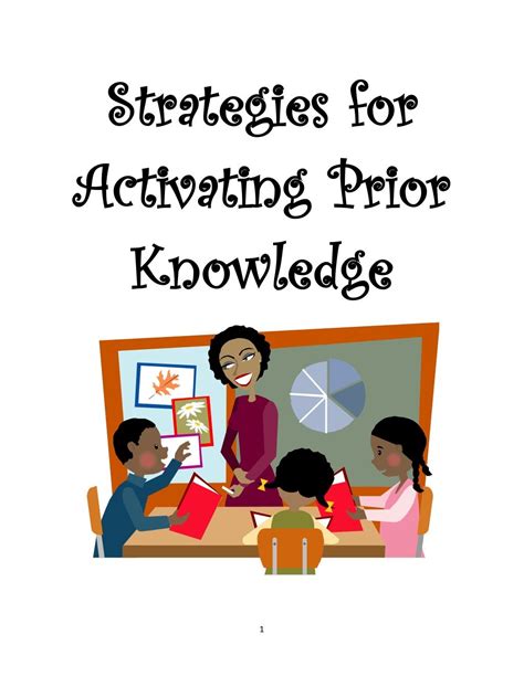 Strategies For Activating Prior Knowledge By Alona Rose Jimenea Via
