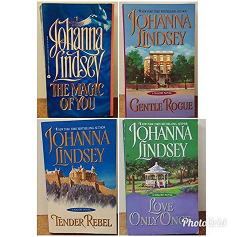 Johanna Lindsey Malory Novels 1 4 Love Only Once Tender Rebel