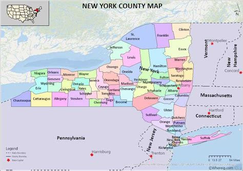 Counties Of New York City Map Get Latest Map Update