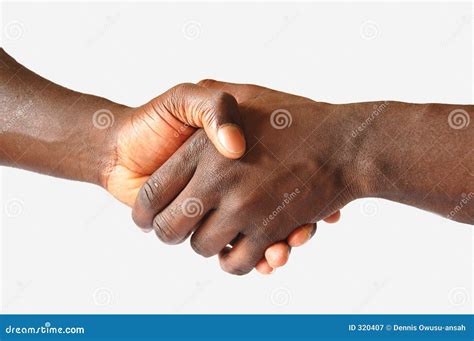 Black Left Handshake Royalty Free Stock Photography Image 320407