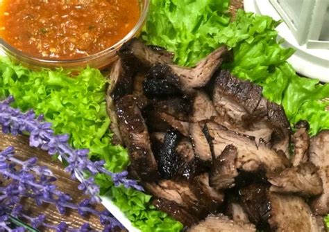 Try out this 'daging harimau menangis' recipe at home! Resipi Kambing Bakar Harimau Menangis oleh Aida Ariati ...