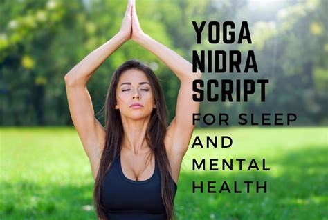 Yoga Nidra Script For Sleep And Mental Health