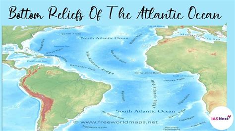 Bottom Reliefs Of The Atlantic Ocean