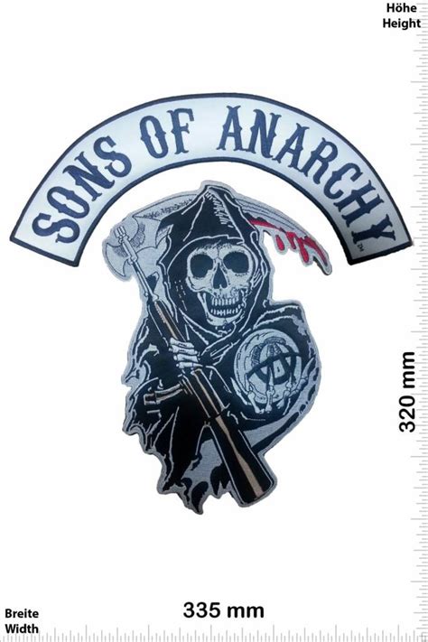 Sons Of Anarchy Patch Back Patches Patch Keychains Stickers