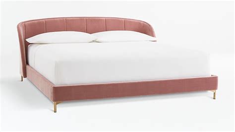 Ava Pink King Bed Reviews Crate And Barrel