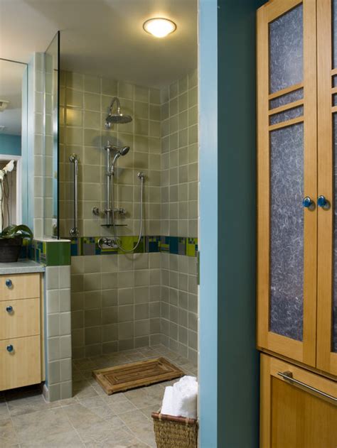 Walk In Doorless Showers For Small Bathrooms Home Design Ideas