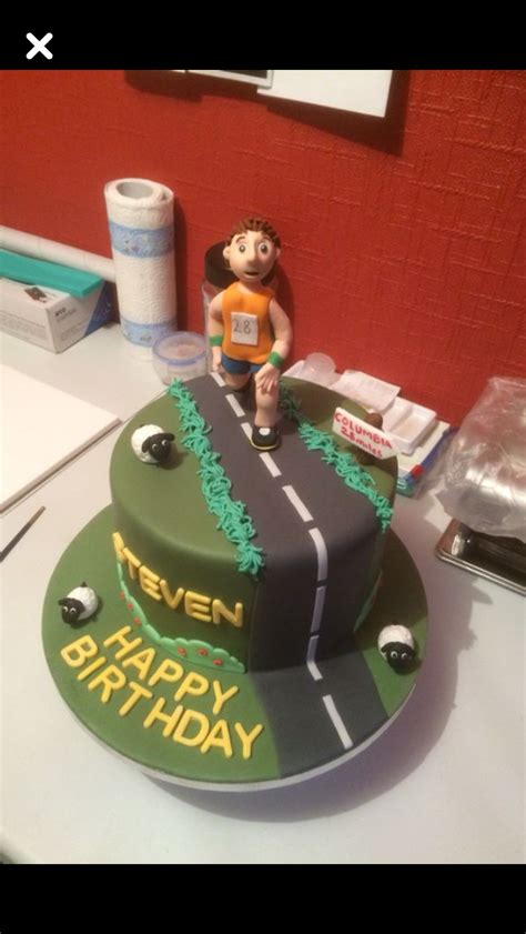 Download happy birthday cakes for men and wish them online easily. Pin by Sheila Mader on Marathon Cake Ideas in 2019 ...