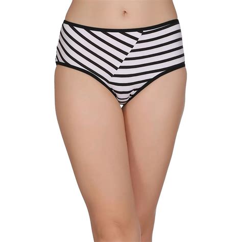 Buy Cotton Mid Waist Striped Hipster Online India Best Prices COD