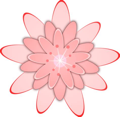 Onlinelabels Clip Art Pink Flower