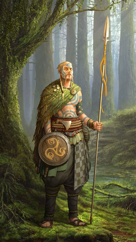 Artstation Celts Roman Zawadzki Heroic Fantasy Fantasy Warrior
