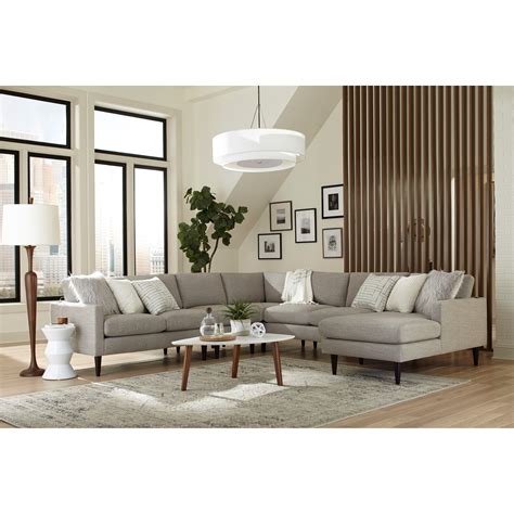 Best Home Furnishings Trafton Contemporary 6 Seat Sectional Sofa With