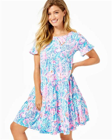 Jodee Short Sleeve Dress Lilly Pulitzer In 2020 Everyday Dresses