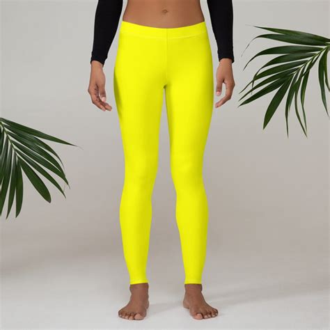 orange leggings yellow leggings solid yoga leggings yoga shorts active wear for women lemon