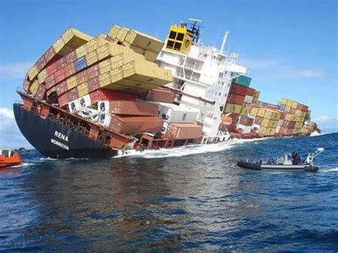 Overload Abandoned Ships Boat Cargo Shipping