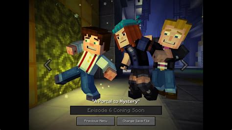 The minecraft characters are the avatars of fictional. Minecraft story mode episode 6 , 7 and 8 names - YouTube
