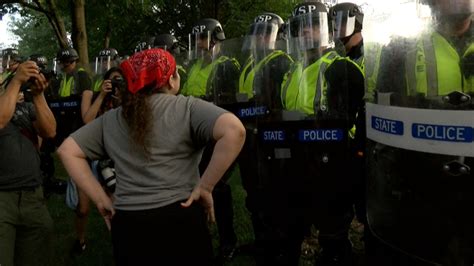 Charlottesville Protesters And Activists Confront Police During Rally