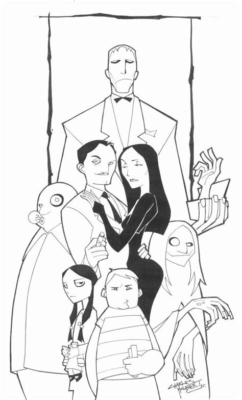 She is gomez addams's wife and the mother of pugsley addams and wednesday addams. sketchy : the Addams Family by KidNotorious on DeviantArt