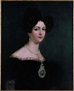 Retrato de Dona Amélia de Beauharnais, Imperatriz do Brasil, em pintura ...