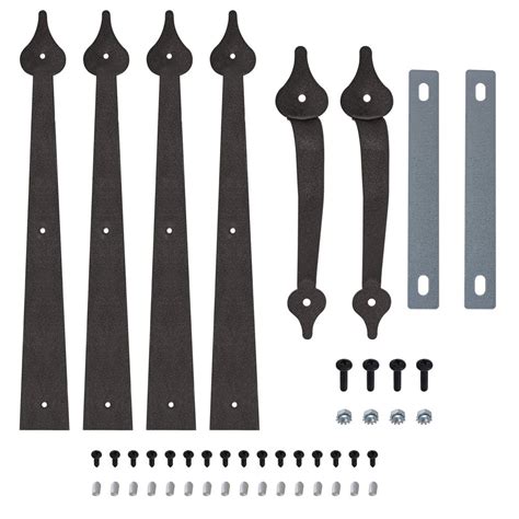 Tools & home improvement product color. Everbilt Traditional Decorative Black Garage Door Hardware ...