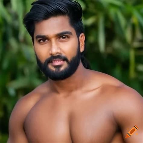 Headshot Of A Handsome Indian Man On A Dating Show On Craiyon