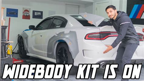 Widebody Kit On My Dodge Charger Lions Kit Install And Downstar