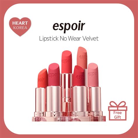 Espoir Lipstick Nowear Velvet Lipstick Shopee Singapore