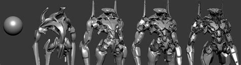 Zbrush Mech Concept Tutorial Zbrushcentral
