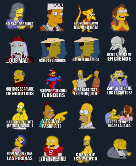 Stickers De Los Simpsons Para Telegram Los Simpsons Explicados