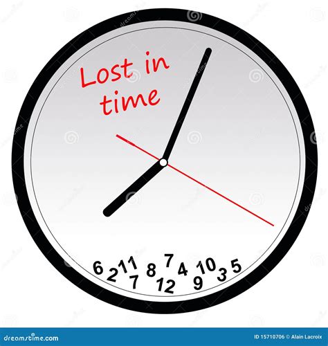 Lost In Time Stock Illustration Illustration Of Minute 15710706
