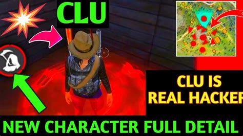 I used diamonds to max luqueta in free fire new advance server new luqueta character & new mr. Free Fire New Character Clu Information | Clu Character ...