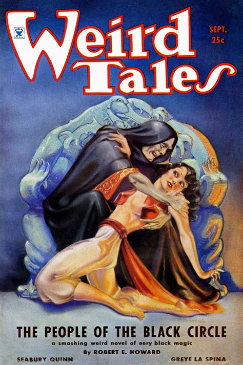Weird Tales September Pulp Fiction Magazine Pulp Magazine