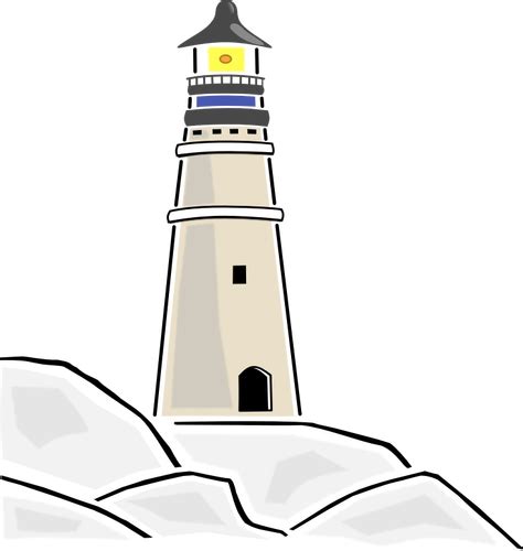 Lighthouse Vector Image Public Domain Vectors