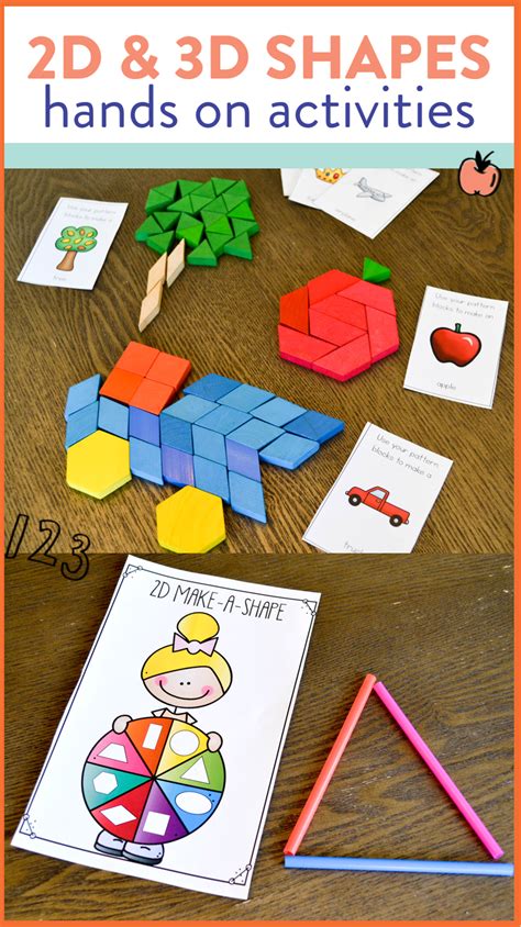 These Hands On Geometry Lessons And Activities Focus On 2d And 3d