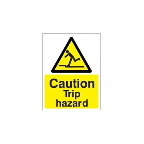 Caution Trip Hazard Sign Signs And Identification From Parrs Uk