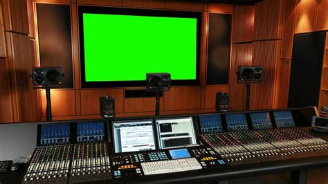 Hollywood studios use green screen to create all kinds of incredible special effects. music recording studio in green screen free stock footage ...