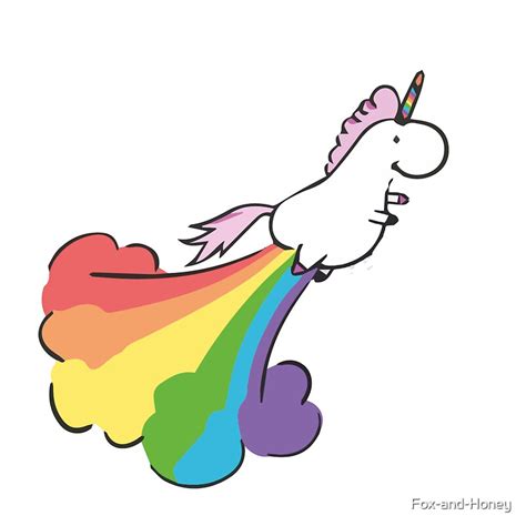 Unicorn Rainbow Fart Cartoon Vector Clipart Friendlystock