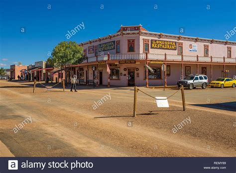 Historic Allen Street In Tombstone Arizona Stock Photo Alamy