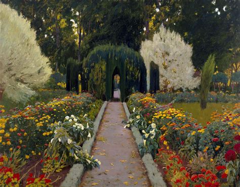 Santiago Rusiñol Spanish Art Garden Painting Spanish Artists