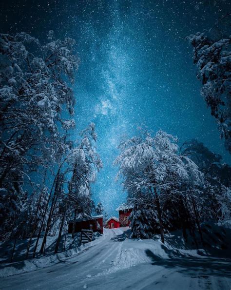 A Winter Scene In Norway Rpics