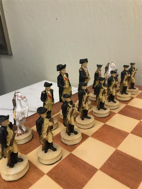 Sold Price Chess Set American Revolution August 6 0120 1000 Am Pdt