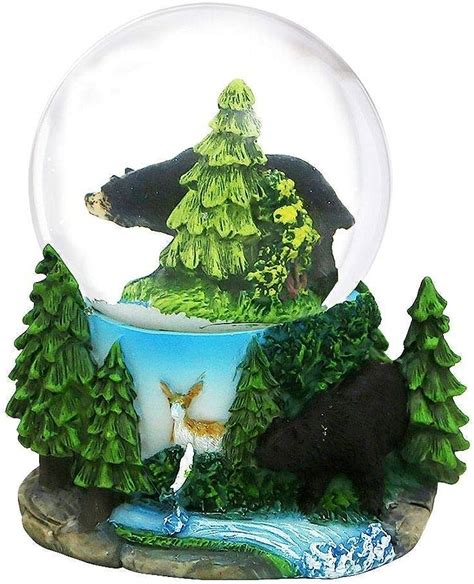 Great Smoky Mountains Snow Globe Black Bear Snow Globe Christmas Light