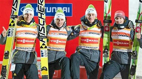Slovenias Ski Jump Team At Sochi 2014 Olympics Ski Jumping